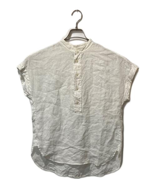 POLO RALPH LAUREN（ポロ・ラルフローレン）POLO RALPH LAUREN (ポロ・ラルフローレン) 半袖リネンシャツ ホワイト サイズ:Sの古着・服飾アイテム