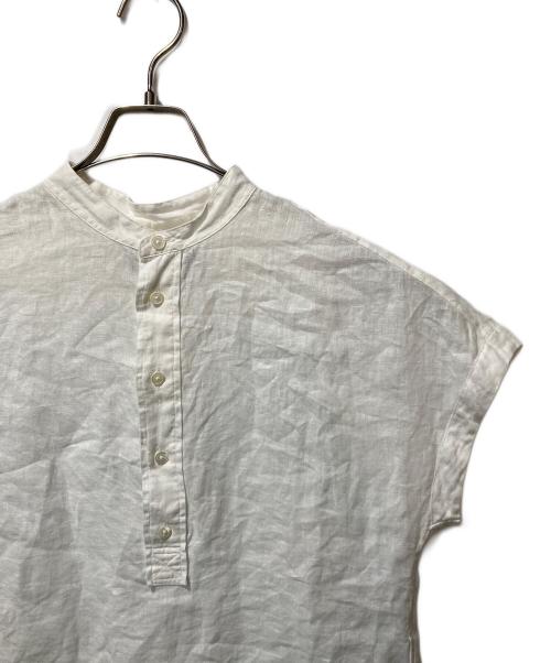 POLO RALPH LAUREN（ポロ・ラルフローレン）POLO RALPH LAUREN (ポロ・ラルフローレン) 半袖リネンシャツ ホワイト サイズ:Sの古着・服飾アイテム