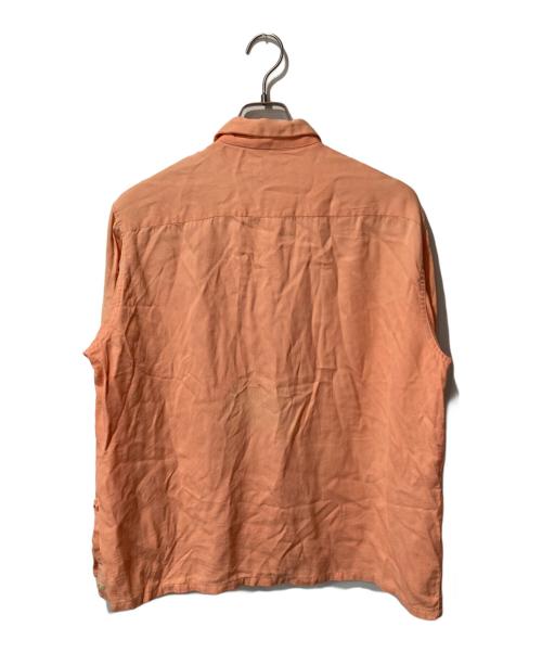 sports wear（スポーツウェア）sports wear (スポーツウェア) ヴィンテージレーヨンシャツ ピンク サイズ:Lの古着・服飾アイテム