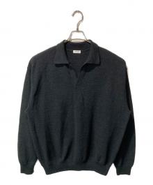 crepuscule（クレプスキュール）の古着「CO/WO Moss Stitch Skipper」｜ブラック