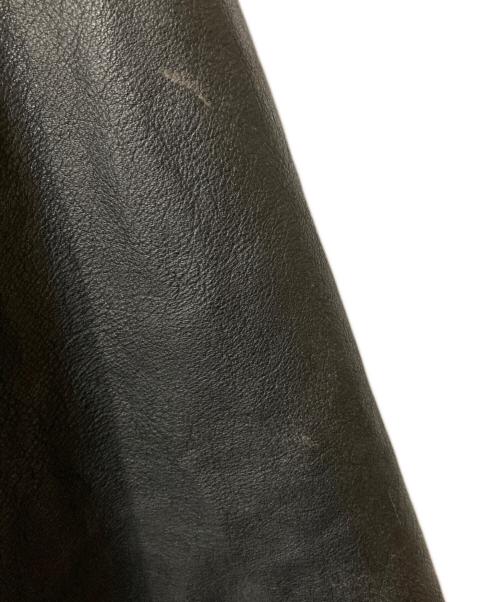 RESTON & YORK（レストン アンド ヨーク）RESTON & YORK (レストン アンド ヨーク) レザーボンバージャケット ブラック サイズ:XLの古着・服飾アイテム