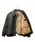 RESTON & YORK (レストン アンド ヨーク) レザーボンバージャケット ブラック サイズ:XL：6000円