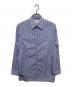 Maison Margiela 14（メゾンマルジェラ 14）の古着「ストライプドレスシャツ」｜ブルー×ホワイト