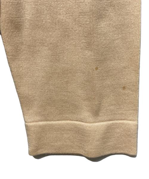 HERMES（エルメス）HERMES (エルメス) スカーフ柄シルク切替カーディガン ベージュ×グリーン サイズ:36の古着・服飾アイテム