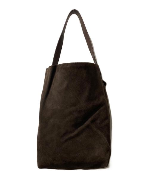 JISTORY（ジストリー）JISTORY (ジストリー) ONE HANDLE SUEDE BAG ブラウンの古着・服飾アイテム