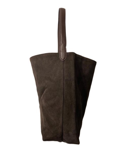 JISTORY（ジストリー）JISTORY (ジストリー) ONE HANDLE SUEDE BAG ブラウンの古着・服飾アイテム