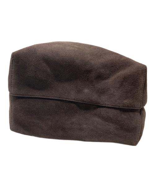 JISTORY（ジストリー）JISTORY (ジストリー) ONE HANDLE SUEDE BAG ブラウンの古着・服飾アイテム