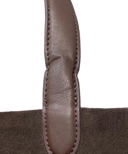 JISTORY（ジストリー）JISTORY (ジストリー) ONE HANDLE SUEDE BAG ブラウンの古着・服飾アイテム