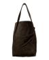 JISTORY (ジストリー) ONE HANDLE SUEDE BAG ブラウン：8000円