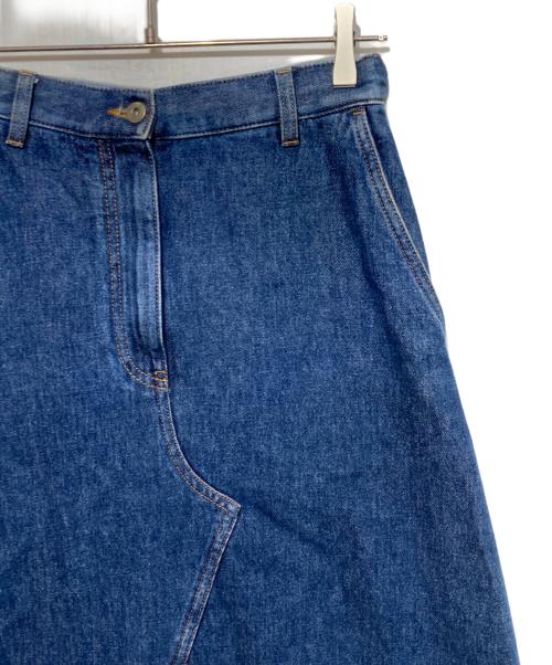 LOEWE（ロエベ）LOEWE (ロエベ) バイカラーデニムスカート インディゴ サイズ:34の古着・服飾アイテム