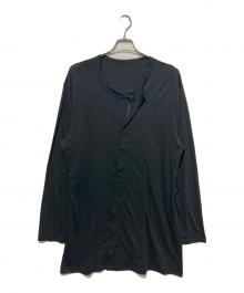 GROUND Y（グラウンドワイ）の古着「Double Collar Long Cardigan」｜ブラック