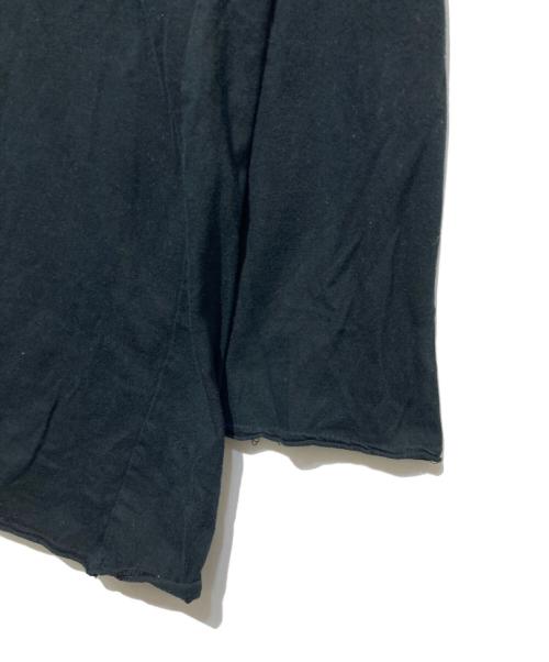 GROUND Y（グラウンドワイ）GROUND Y (グラウンドワイ) ヘンリーネックカットソー ブラック サイズ:3の古着・服飾アイテム