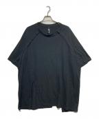 GROUND Yグラウンドワイ）の古着「COTTON JERSEY RAGLAN SLEEVE T-SHIRT」｜ブラック