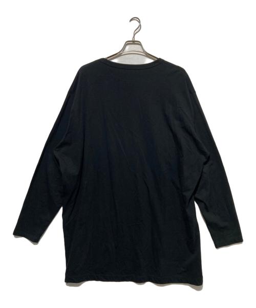 GROUND Y（グラウンドワイ）GROUND Y (グラウンドワイ) 斜めファスナーカットソー ブラック サイズ:3の古着・服飾アイテム