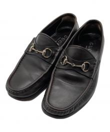 GUCCI（グッチ）の古着「ホースビットローファー」｜ブラウン