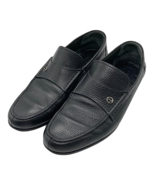 GUCCI（グッチ）GUCCI (グッチ) ローファー ブラック サイズ:7の古着・服飾アイテム