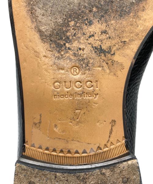GUCCI（グッチ）GUCCI (グッチ) ローファー ブラック サイズ:7の古着・服飾アイテム