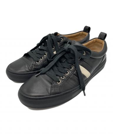 美品■BALLY 【24.0】フィレンツェ 本革 レザースニーカー ブラック 黒 中古・古着通販】BALLY (バリー) HENDRIS/200 レザースニーカー