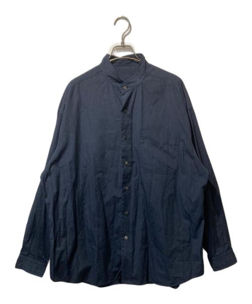 Porter Classic（ポータークラシック）Porter Classic (ポータークラシック) インディゴストライプシャツ ネイビー サイズ:2の古着・服飾アイテム