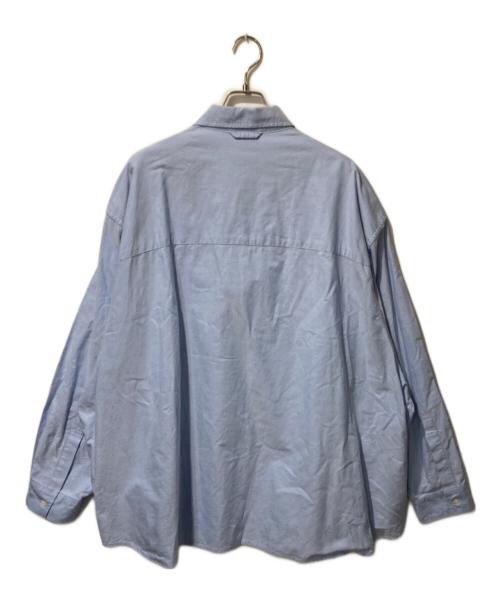 FreshService（フレッシュサービス）FreshService (フレッシュサービス) フラップポケットシャツ ブルー サイズ:Mの古着・服飾アイテム