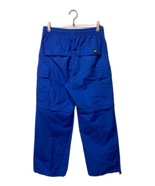 maison kitsune（メゾンキツネ）MAISON KITSUNE (メゾンキツネ) CONVERTIBLE PANTS ブルー サイズ:Mの古着・服飾アイテム