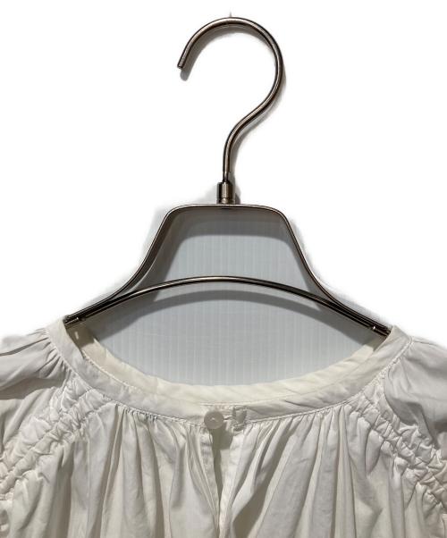 CLANE（クラネ）CLANE (クラネ) BACK GATHER VOLUME TOPS ホワイト サイズ:1の古着・服飾アイテム