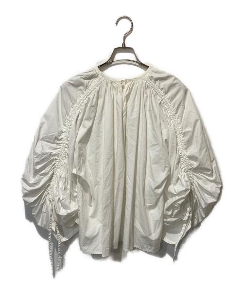 CLANE（クラネ）CLANE (クラネ) BACK GATHER VOLUME TOPS ホワイト サイズ:1の古着・服飾アイテム