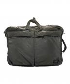 PORTERポーター）の古着「TANKER  3WAY BRIEFCASE」｜カーキ