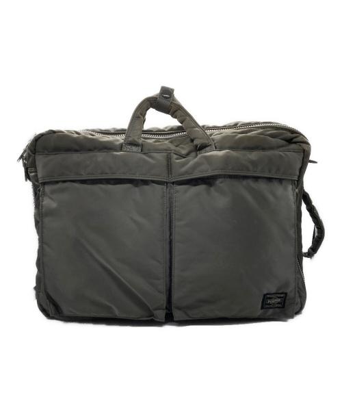 PORTER（ポーター）PORTER (ポーター) TANKER  3WAY BRIEFCASE カーキの古着・服飾アイテム