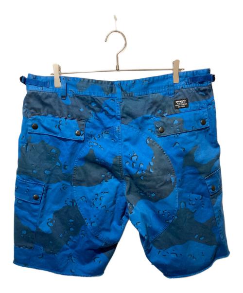SUPREME（シュプリーム）Supreme (シュプリーム) Overdyed Camo Cargo Shortオーバーダイド カモ カーゴ ショーツ ブルー サイズ:Wの古着・服飾アイテム