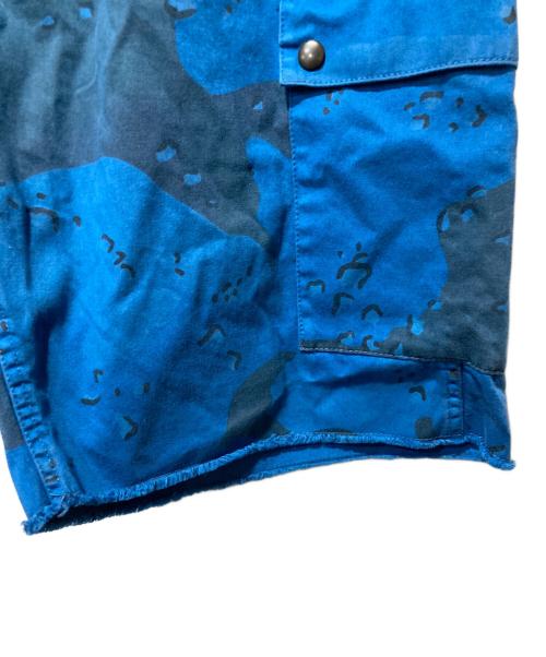 SUPREME（シュプリーム）Supreme (シュプリーム) Overdyed Camo Cargo Shortオーバーダイド カモ カーゴ ショーツ ブルー サイズ:Wの古着・服飾アイテム
