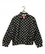 SUPREMEシュプリーム）の古着「Polka Dots Rayon Work Jacket」｜ブラック