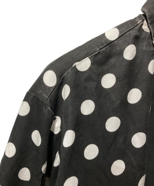 SUPREME（シュプリーム）SUPREME (シュプリーム) Polka Dots Rayon Work Jacket ブラック サイズ:Lの古着・服飾アイテム