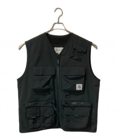 夜*様 Carhartt ELMWOODVEST ブラック Mサイズ 中古・古着通販】CarHartt (カーハート) ELMWOOD VEST ブラック サイズ