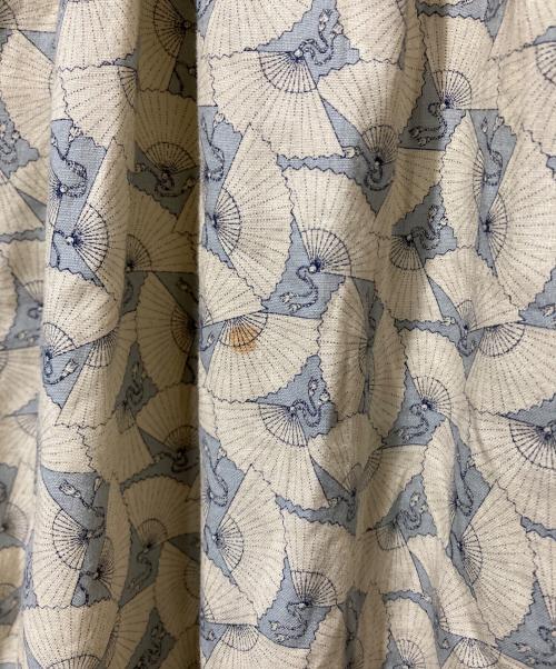 COMME des GARCONS（コムデギャルソン）COMME des GARCONS (コムデギャルソン) 扇柄フリルシャツ アイボリー サイズ:Sの古着・服飾アイテム