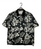 sacaiサカイ）の古着「Floral Print Shirt」｜ブラック