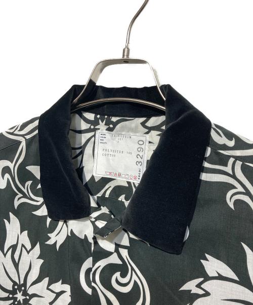 sacai（サカイ）sacai (サカイ) Floral Print Shirt ブラック サイズ:4の古着・服飾アイテム