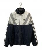 adidas Originals×DESCENDANTアディダスオリジナル×ディセンダント）の古着「TRACK NYLON JACKET」｜ブラック×ホワイト