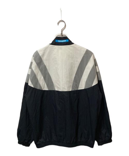 adidas Originals（アディダスオリジナル）adidas originals (アディダスオリジナル) DESCENDANT (ディセンダント) TRACK NYLON JACKET ブラック×ホワイト サイズ:Mの古着・服飾アイテム