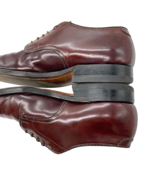 Alden（オールデン）Alden (オールデン) コードバン プレーントゥレザーシューズ ブラウン サイズ:US6.5の古着・服飾アイテム