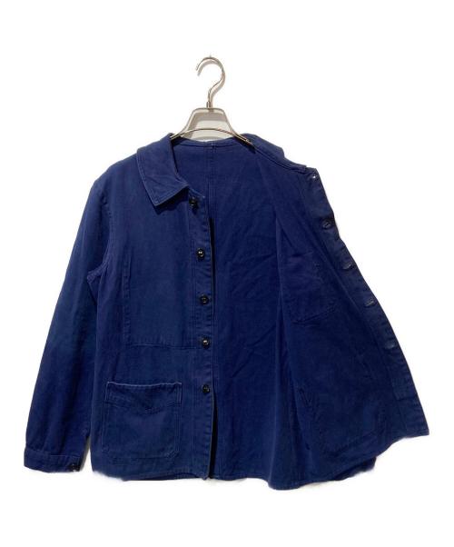 H.Canals（エイチ．カナルズ）H.Canals (エイチ．カナルズ) フレンチワークジャケット ネイビー サイズ:不明の古着・服飾アイテム