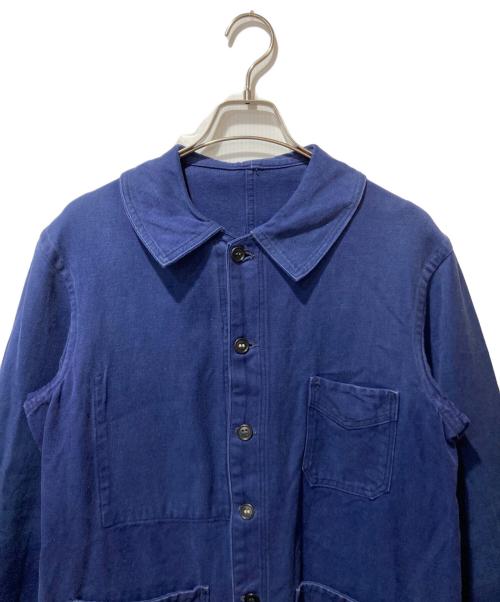 H.Canals（エイチ．カナルズ）H.Canals (エイチ．カナルズ) フレンチワークジャケット ネイビー サイズ:不明の古着・服飾アイテム
