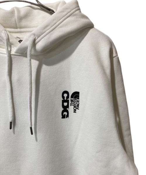 THE NORTH FACE（ザ ノース フェイス）THE NORTH FACE (ザ ノース フェイス) COMME des GARCONS (コムデギャルソン) 23AW Icon Pullover Hoodie ホワイト サイズ:XLの古着・服飾アイテム
