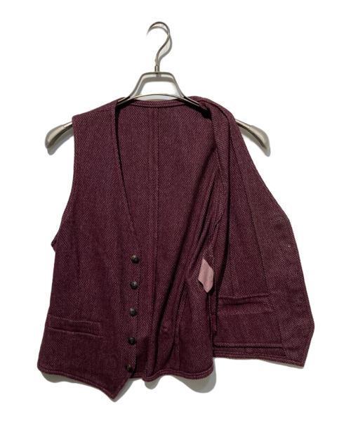 LARDINI（ラルディーニ）LARDINI (ラルディーニ) ウールジレ ボルドー サイズ:44の古着・服飾アイテム