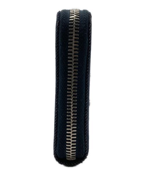 CHANEL（シャネル）CHANEL (シャネル) ラウンドファスナー財布 インディゴの古着・服飾アイテム