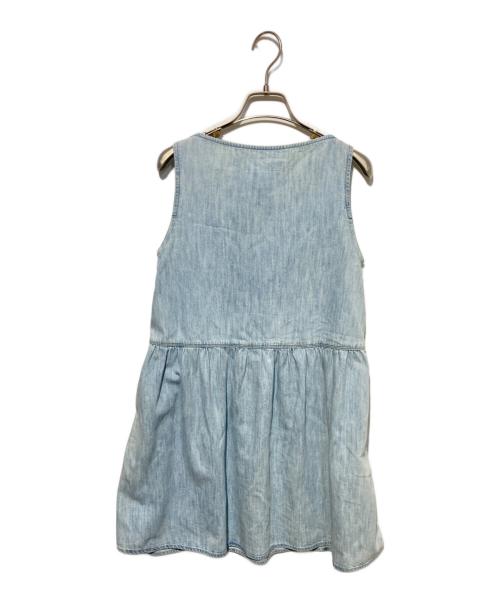 MM6 Maison Margiela（エムエムシックスメゾンマルジェラ）MM6 Maison Margiela (エムエムシックスメゾンマルジェラ) ノースリーブデニムチュニック インディゴ サイズ:36の古着・服飾アイテム