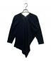 Jean Paul GAULTIER (ジャンポールゴルチェ) Vネック変形ニット ブラック サイズ:40：9000円