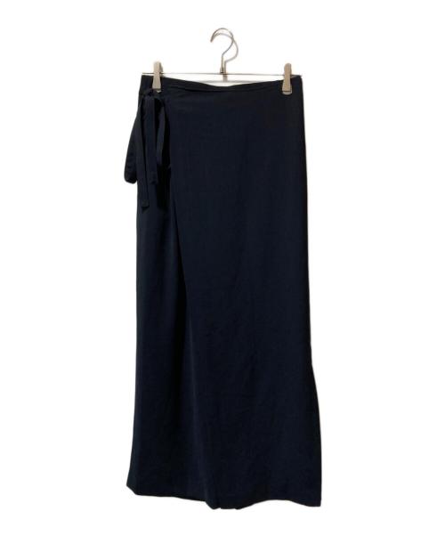 L'appartement（アパルトモン）L'Appartement (アパルトモン) Wrap Pants ネイビー サイズ:36の古着・服飾アイテム