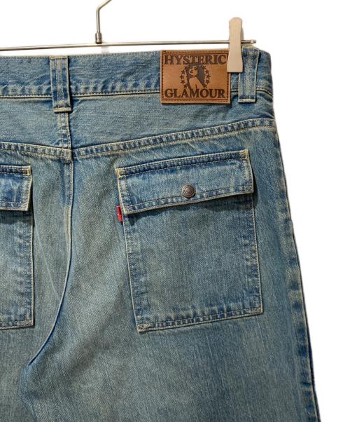 Hysteric Glamour（ヒステリックグラマー）Hysteric Glamour (ヒステリックグラマー) ブッシュデニムパンツ インディゴ サイズ:34の古着・服飾アイテム