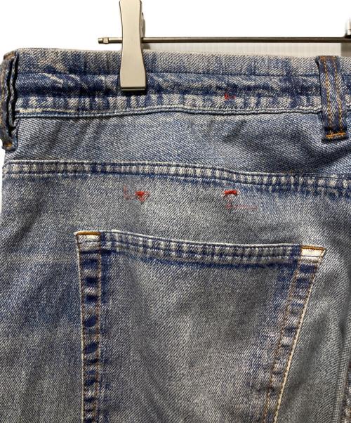 DIESEL（ディーゼル）DIESEL (ディーゼル) 転写プリントイージーデニムパンツ インディゴ サイズ:w36の古着・服飾アイテム